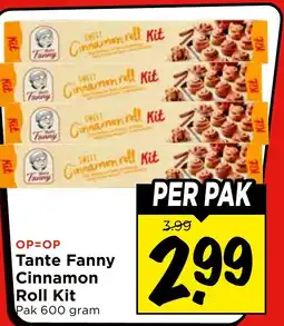 Vomar Voordeelmarkt Tante Fanny Cinnamon Roll Kit aanbieding