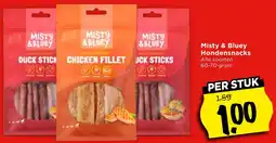 Vomar Voordeelmarkt Misty & Bluey Hondensnacks aanbieding