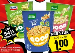 Vomar Voordeelmarkt Knorr Good Noodles, Pasta of Potatoes aanbieding