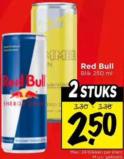 Vomar Voordeelmarkt Red Bull aanbieding