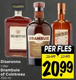 Vomar Voordeelmarkt Disaronno, Drambuie of Cointreau aanbieding