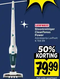 Vomar Voordeelmarkt Leifheit Stoomreiniger CleanTenso Power aanbieding