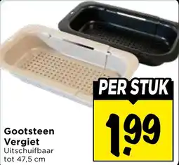 Vomar Voordeelmarkt Gootsteen Vergiet aanbieding