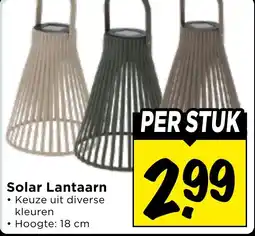 Vomar Voordeelmarkt Solar Lantaarn aanbieding