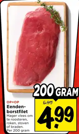 Vomar Voordeelmarkt Eendenborstfilet aanbieding