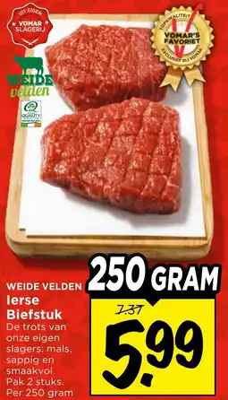 Vomar Voordeelmarkt Weide Velden lerse Biefstuk aanbieding