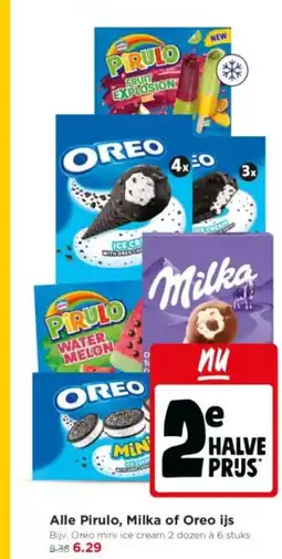 Jumbo Alle Pirulo, Milka of Oreo ijs aanbieding