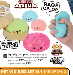 Top1Toys Amazing Cool dumpling sugar glitter 9 cm. 6 ass 6 assorti aanbieding