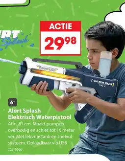 Top1Toys Alert Splash waterpistool elektrisch large met licht en auto fill functie (usb) aanbieding