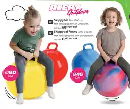 Top1Toys Alert Outdoor Skippy Bal 60 cm 2 Assorti aanbieding