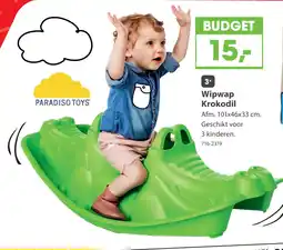 Top1Toys Wipwap Krokodil 3-Zitter aanbieding