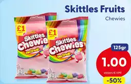 Die Grenze Skittles Fruits aanbieding