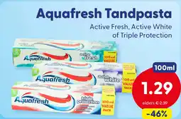 Die Grenze Aquafresh Tandpasta aanbieding