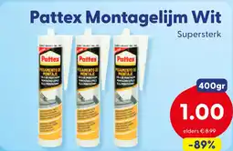 Die Grenze Pattex Montagelijm Wit aanbieding