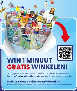Die Grenze WIN 1 MINUUT GRATIS WINKELEN aanbieding