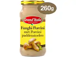 Hoogvliet Grand'Italia Pastasaus funghi porcini aanbieding