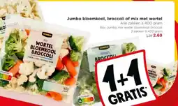 Jumbo Jumbo bloemkool, broccoli of mix met wortel aanbieding