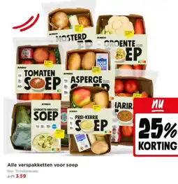 Jumbo Alle verspakketten voor soep aanbieding