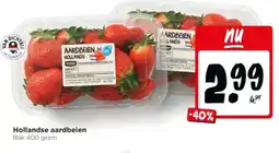 Jumbo Hollandse aardbeien aanbieding