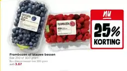 Jumbo Frambozen of blauwe bessen aanbieding