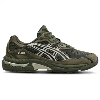 Foot Locker Asics GEL-NYC Kindersneakers - Groen - Maat 39.5 - Suède aanbieding