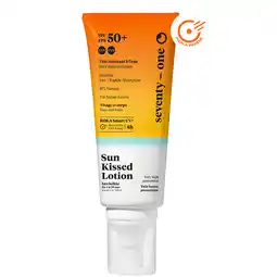 Holland & Barrett 1+1 gratis | SeventyOne Zonnebrandlotion SPF50+ Sun Kissed - 100ml aanbieding