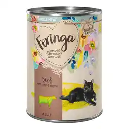 Zooplus Limited Edition: Feringa Single Meat Voorjaarsmenu Rund met Peer Kattenvoer 12 x 410 g aanbieding
