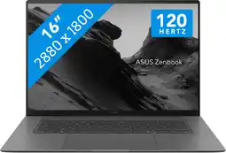 Coolblue ASUS Zenbook S16 OLED Copilot+ PC UM5606GA-SS188W aanbieding