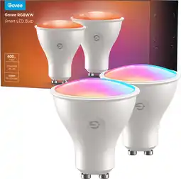 Coolblue Govee Wit en Gekleurd Licht GU10 2-pack aanbieding
