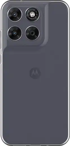 Coolblue Just in Case Soft Design Motorola Moto G67 / G77 Back Cover Transparant aanbieding