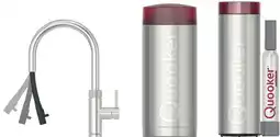 Coolblue Quooker COMBI+ & Quooker Flex Round RVS & Quooker CUBE aanbieding