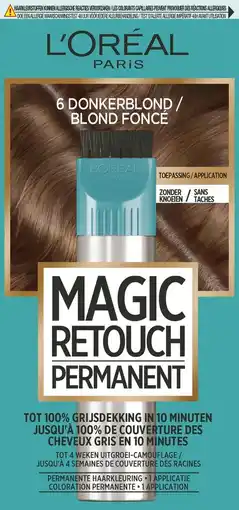 De Online Drogist L'Oréal Paris Magic Retouch Permanent 6 Donkerblond aanbieding