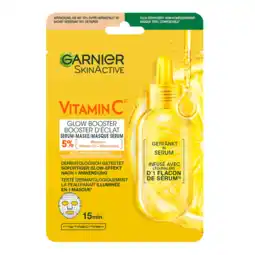 De Online Drogist Garnier SkinActive Vitamin C Glow Booster Serum Masker aanbieding