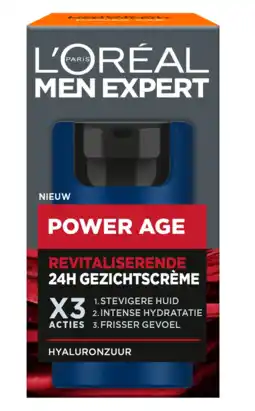 De Online Drogist L'Oréal Paris Men Expert Power Age 24H Gezichtscrème aanbieding