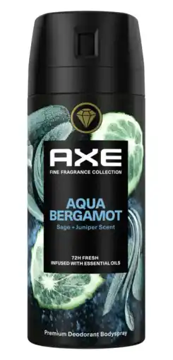De Online Drogist Axe Deodorant Bodyspray Aqua Bergamot aanbieding