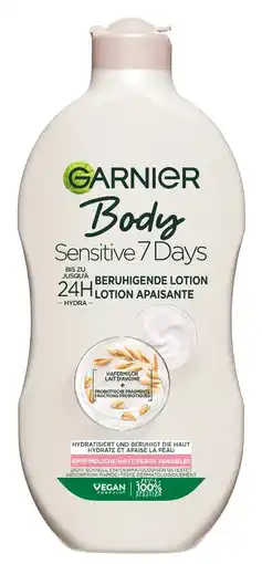De Online Drogist Garnier Sensitive Havermelk Body Lotion aanbieding