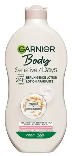 De Online Drogist Garnier Sensitive Havermelk Body Lotion aanbieding