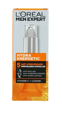 De Online Drogist L'Oréal Paris Men Expert Hydra Energetic Verkoelende Oogroller aanbieding