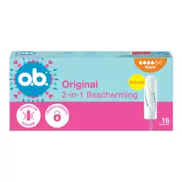 De Online Drogist OB Original Dynamic Fit Tampons Super aanbieding