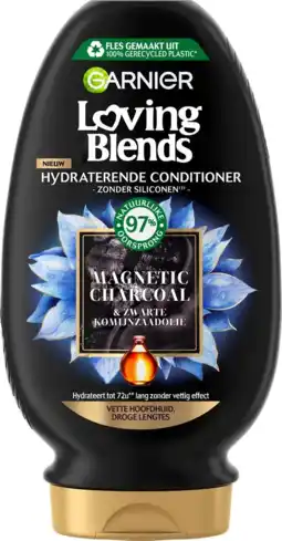 De Online Drogist Garnier Loving Blends Houtskool & Komijnzaad Conditioner aanbieding