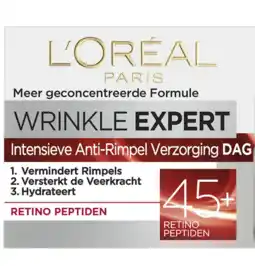 De Online Drogist L'Oréal Paris Wrinkle Expert 45+ Anti-Rimpel Dagcrème aanbieding