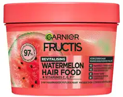 De Online Drogist Garnier Fructis 3-In-1 Haarmasker Watermelon aanbieding