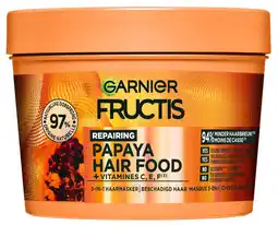 De Online Drogist Garnier Fructis 3-In-1 Haarmasker Papaya aanbieding
