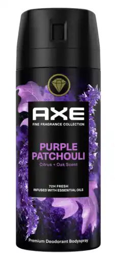De Online Drogist Axe Deodorant Bodyspray Purple Patchouli aanbieding