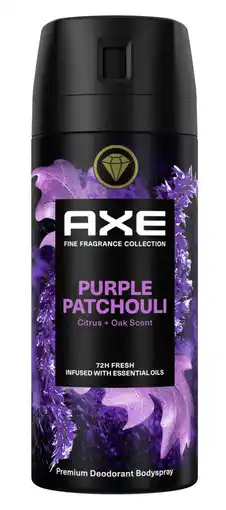 De Online Drogist Axe Deodorant Bodyspray Purple Patchouli aanbieding