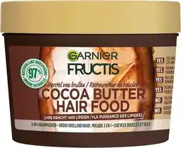De Online Drogist Garnier Fructis 3-In-1 Haarmasker Cocoa Butter aanbieding
