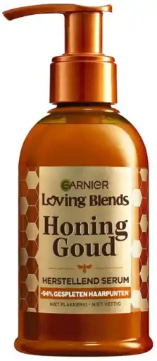 De Online Drogist Garnier Loving Blends Honing Goud Herstellend Serum aanbieding