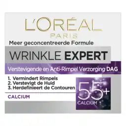 De Online Drogist L'Oréal Paris Wrinkle Expert 55+ Anti-Rimpel Dagcrème aanbieding