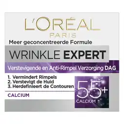 De Online Drogist L'Oréal Paris Wrinkle Expert 55+ Anti-Rimpel Dagcrème aanbieding
