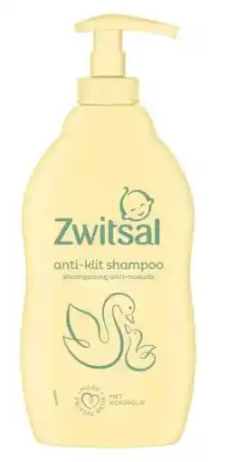 De Online Drogist Zwitsal Anti-Klit Shampoo aanbieding